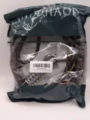 4FT Leather Dog Leash and Collar Set for Dog,Full - open box