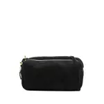 [Elleme] Elleme Mini Trousse Suede Zip-top Shoulder Bag ONE SIZE BLACK