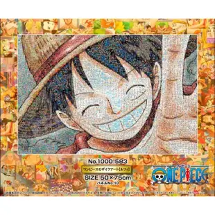 「Wendystore」日本 正版 金證 Ensky 海賊王 航海王 ONE PIECE 魯夫 馬賽克 拼圖 1000片