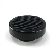 Round Billet Dimmer Switch Pedal - Black (Pad Only)