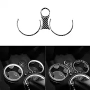 For Mini Cooper R55 R56 R57 07-10 Cup Holder Cigarette Lighter Carbon Fiber Trim (for: Mini)