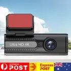 UHD 4K 1080P Dash Cam Circle Recording Dual Lens Car Camcorder Front Rear Camera