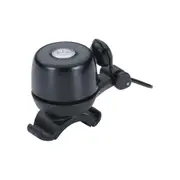 Bbb-Cycling Bell Noisey Brass Black W/Silver Rivet - Black