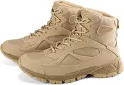 [JLFZC] Mens Tactical Boots,High-Tops Desert Military Outdoor Mountaineering Off-Road Combat Boots