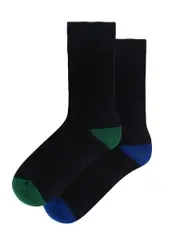 Underworks All Day Mens Cushion Foot Crew 2Pk