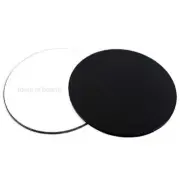 10in Round Masonite Cake Board - Black