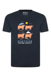 Great Scottish Weather Mens Graphic T-Shirt
