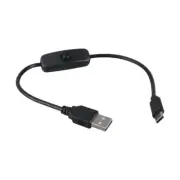 USB A To Type C Power Cable Adapter With Switches USB to Type C Male Power Cable
