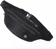 Sling Bag for Men Women,Lightweight Fanny Pack With Adjustable Strap,Waterproof Chest Shoulder Backpack Crossbody Bag for Outdoors Workout Traveling Casual Running Hiking Cycling, D-Black, Small