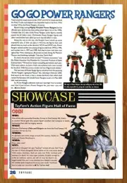 1999 Power Rangers/Final Fantasy VIII 8 Figures Print Ad/Poster Odin Toy Pop Art