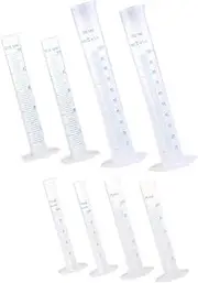 Garden Yard Measuring Cups Set of 8 Plastic Fertilizer Cups with Scale for Accurate Dosage and Easy Handling
