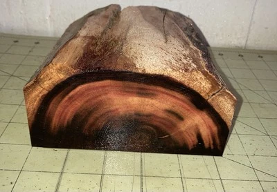 One Block Piece Hawaiian Milo Wood~5 1/2" x 6" x 2 2/3" (#853)