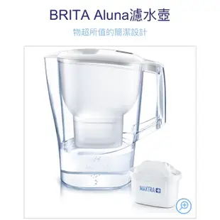 德國 Brita 愛奴娜2.4L濾水壺、贈送2個濾芯（2.4L /3.5L都適用 ）