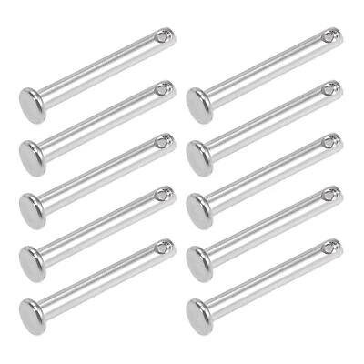 Clevis Pin 4mmx30mm 20Pcs Single Hole Flat Head 304 Stainless Steel Fastener Pin