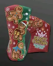 Scotty Cameron Titleist 2024 Holiday Gingerbread Blade Putter Headcover