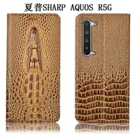 在飛比找ETMall東森購物網優惠-適配 夏普 AQUOS R5G手機殼R8全包R8 Pro真皮