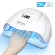 Nail Dryer LED NailLamp UV Lamp for Curing All Gel Nail Polish Manicure Pedicure