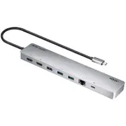 Aten 11-in-1 USB-C Multiport Dock with Power Pass-Through (UH3240-AT)