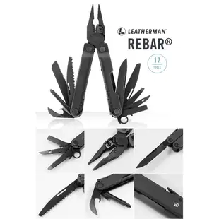 【瑞棋精品名刀】Leatherman Rebar 工具鉗-軍事黑/附尼龍套 #831563 $3680