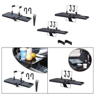Car Steering Wheel Seat Tray Dining Table Foldable Versatile Stable Car Backseat