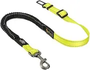 xinyee Pet Car Seat Belt Dog Car Safety Leash Large and Medium Dog Car Protection Leash Adjustable Dog Seat Belt,Belt for Dogs with Elastic Bungee Buffer,Adjustable Safety Dog Car Harness Hook