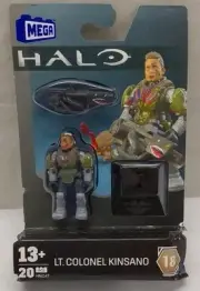 HALO HEROES SERIES 18 MEGA CONSTRUX LT. Colonel KINSANO Mini Figure HNC47. New.
