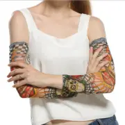Nylon Elastic Temporary Tattoo Sleeve Designs Body Arm Stockings Tatoo Cooling