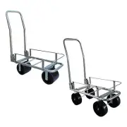 Folding Hand Cart Multifunctional Utility Cart Farm Foldable Garden Trolley