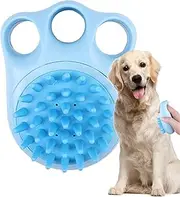 Dog Washing Brush, Soothing Scrubbers Brushes with Refillable Shampoo for Dogs, Dogs Grooming Supplies for Poodles, Pomeranian, Dovermans, Golden Retriever Borato
