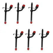 6PCS Fuel Injector AR90023 RE31757 for John Deere 2140 2155 2250 2255 2555 2650