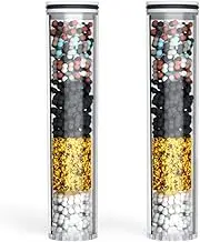 Shower Filter for Handheld Shower Head, 2 Pack Filter Replacement Cartridge for Hard Water and Removing Chlorine,Harmful Impurities