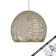 Snap Lighting Koga Rattan Cane Downlight to Pendant Light Conversion Kit Large