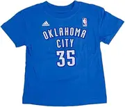 [adidas] S/S Gametime HD Home Durant Strong Blue L/7K Kids Shirt