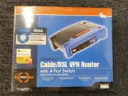 Linksys EtherFast BEFVP41 4-Port 10/100 Wired Router (BEFVP41), Brand New, A3
