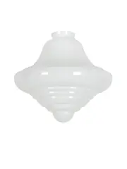 Chrysler Large Tier Shade in Gloss Opal Glass