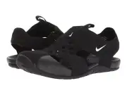 Nike Sunray Protect 2 Black/White Water Closed Toe Sandals Little Boys Size 7