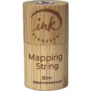 Ink Permanent Premium White Bamboo Pre-Inked Mapping String for PMU, Brow Henna