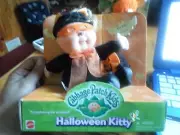 ADORABLE Halloween Black Kitty Cat CABBAGE PATCH DOLL 8" New in Box