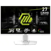 MSI MAG 27in UHD 4K 160Hz Rapid IPS Gaming Monitor - White (MAG 274URFW)