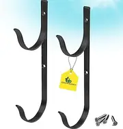 Gray Bunny GB-6898BL2 Swimming Pool Aluminum Pole Hanger Set, Black Telescoping Poles, Leaf Rakes, Skimmers, Nets, Brushes, Vacuum Hoses More!