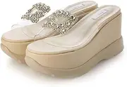 [EVOL] Evor IW5368 Women's Sandals, Thick Sole Buckle Mule Sandals