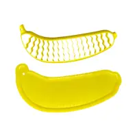 在飛比找momo購物網優惠-香蕉切片器附底盤(切割器/分離器/水果沙拉/切果器/香蕉切片