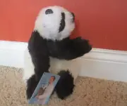 Vintage Country Critters Inc Panda Bear Plush Hand Puppet, Squeaks, New w/ tags!