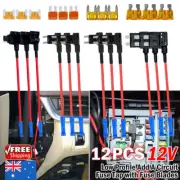 12X Add-a-Circuit Fuse Tap-Micro Auto Mini Blade Piggy Back Fuse Holder AU