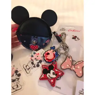 現貨🇬🇧英國皇室 Cath Kidston *迪士尼聯名～米奇 Mickey 迪士尼鑰匙圈 掛飾 吊飾 零錢包 雨傘