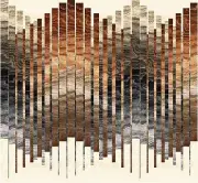 Good Vibrations 114" X 104" Stonehenge Gradations Ombre II King Quilt Neutrals