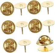[Outanaya] 50 Sets Spurs Butterfly Hat Lapel Pin Vintage Clutch Metal Bracket Tie Tack Back Pin Backs Locking Pin Clasp Pin Locks for Enamel Pin Backs for Enamel Lapel Pin Backs Pin