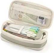 Large School Pencil Case Stationery Zipper Pocket Office Storage Multilayer Storage Pocket