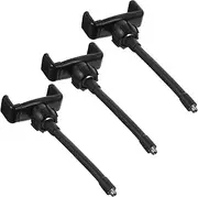 3pcs Flexible Phone Holder Mount with Screw Rotating Clip for Mobile Phone Fixation for Bedroom Office Kitchen and More