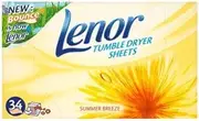 (CLASSIC, 1 - Pack) - Lenor Tumble Dryer Summer Breeze Sheets - 2 x 34